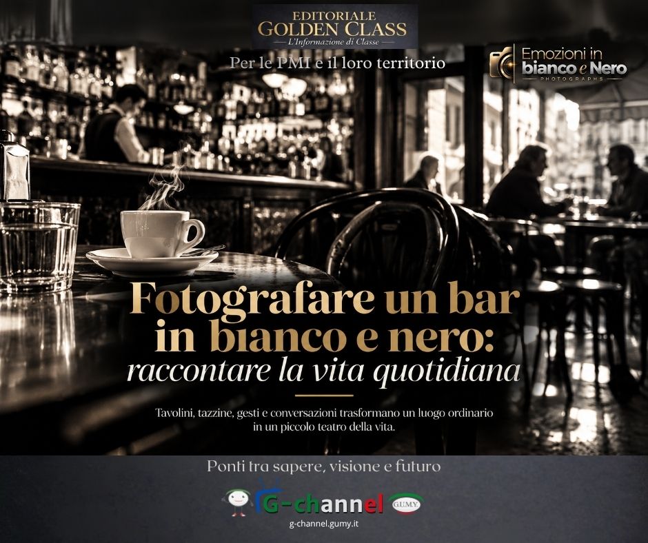 Fotografare un bar in bianco e nero: storie di vita quotidiana