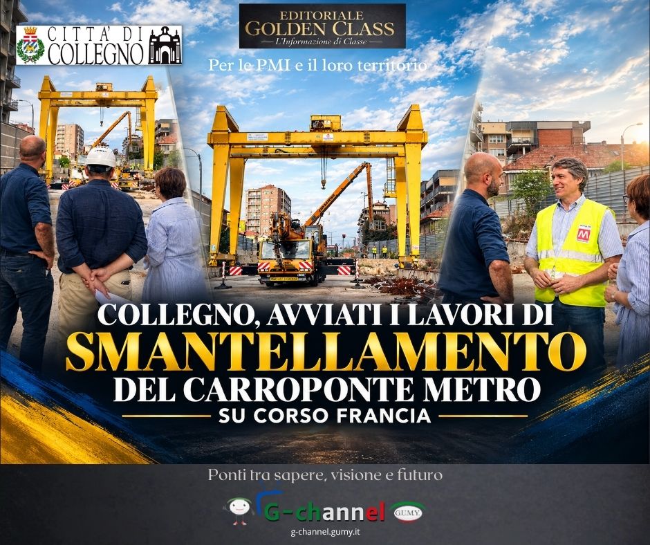 Collegno, smantellato il carroponte della Metro su corso Francia