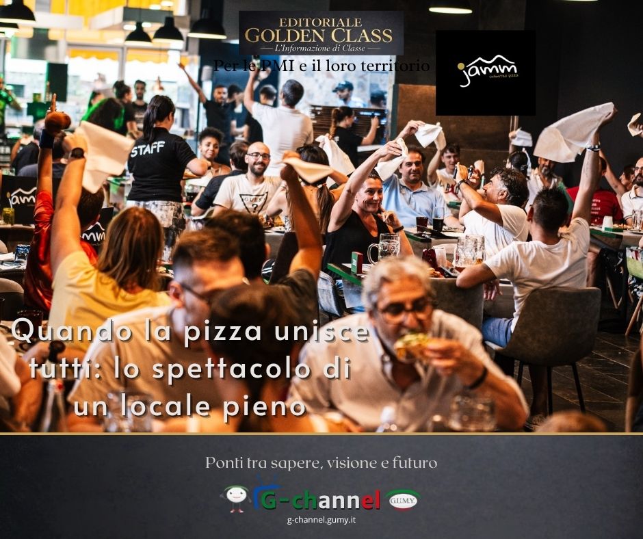 Quando la pizza unisce tutti: lo spettacolo di un locale pieno