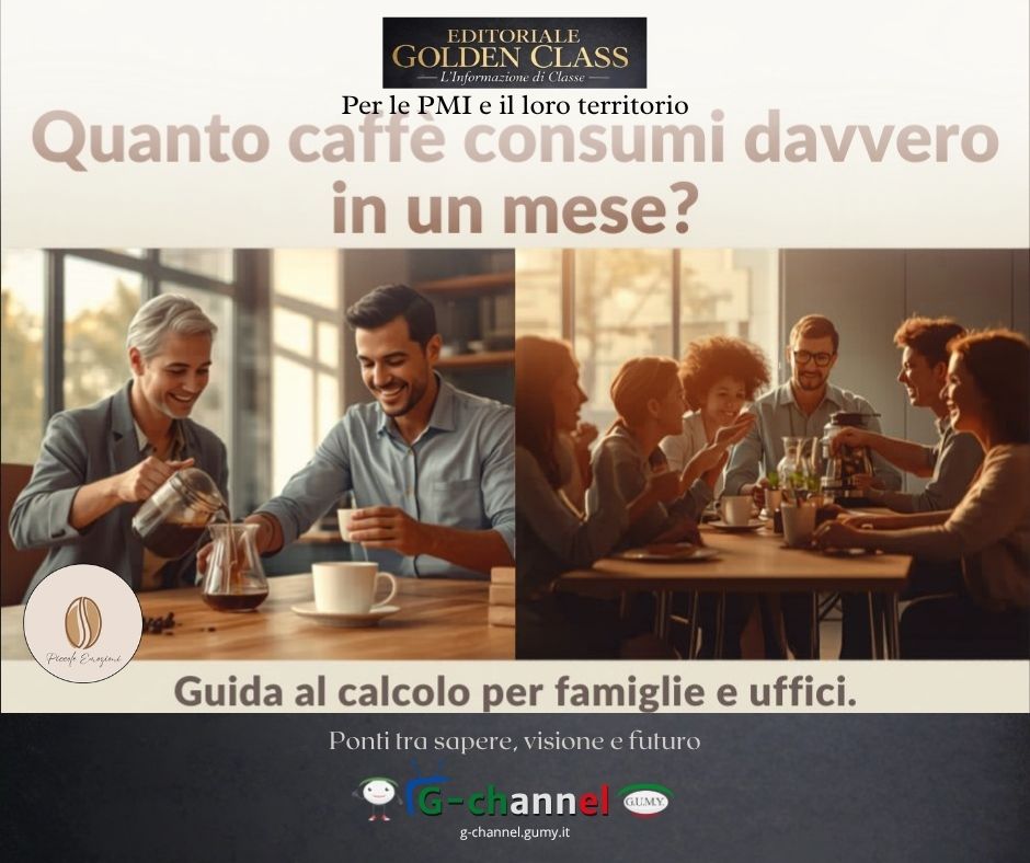 Quanto caffè consumi davvero in un mese? Guida al calcolo per famiglie e uffici
