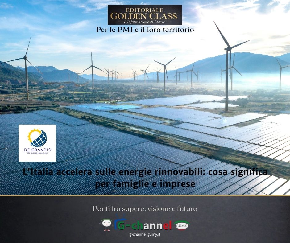 L'Italia accelera sulle energie rinnovabili: cosa significa per famiglie e imprese