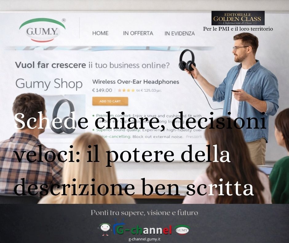 Schede chiare, decisioni veloci: il potere della descrizione ben scritta