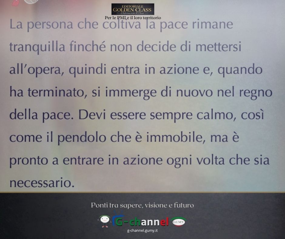 Le Pillole del Dott. Mazzanobile: pace interiore e azione equilibrata