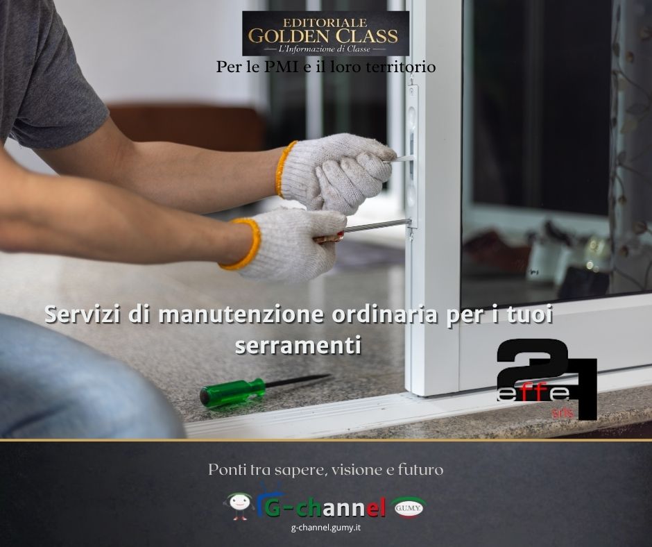 Servizi di manutenzione ordinaria per i tuoi serramenti