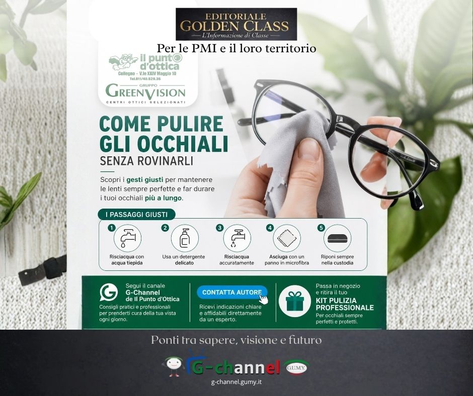 Come pulire gli occhiali senza rovinarli