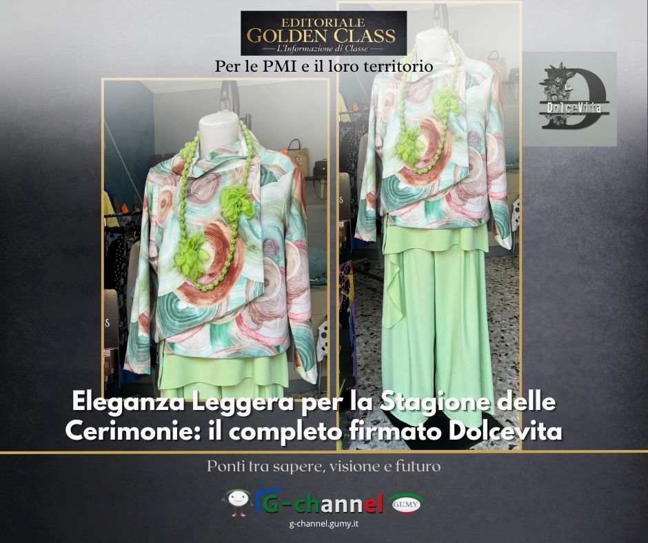 Eleganza Leggera per la Stagione delle Cerimonie: il completo firmato Dolcevita