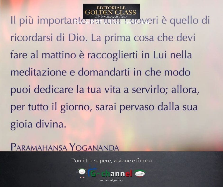 Le Pillole del Dott. Mazzanobile: ricordarsi di Dio al mattino
