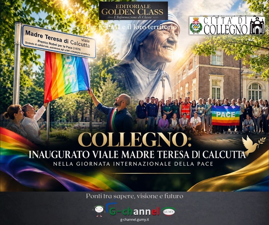 Collegno, inaugurato il Viale della Pace dedicato a Madre Teresa
