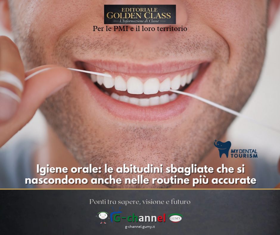 Igiene orale: le abitudini sbagliate che si nascondono anche nelle routine più accurate
