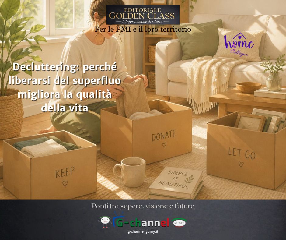Decluttering: perché liberarsi del superfluo migliora la qualità della vita