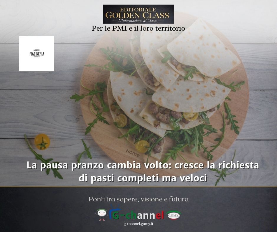 La pausa pranzo cambia volto: cresce la richiesta di pasti completi ma veloci