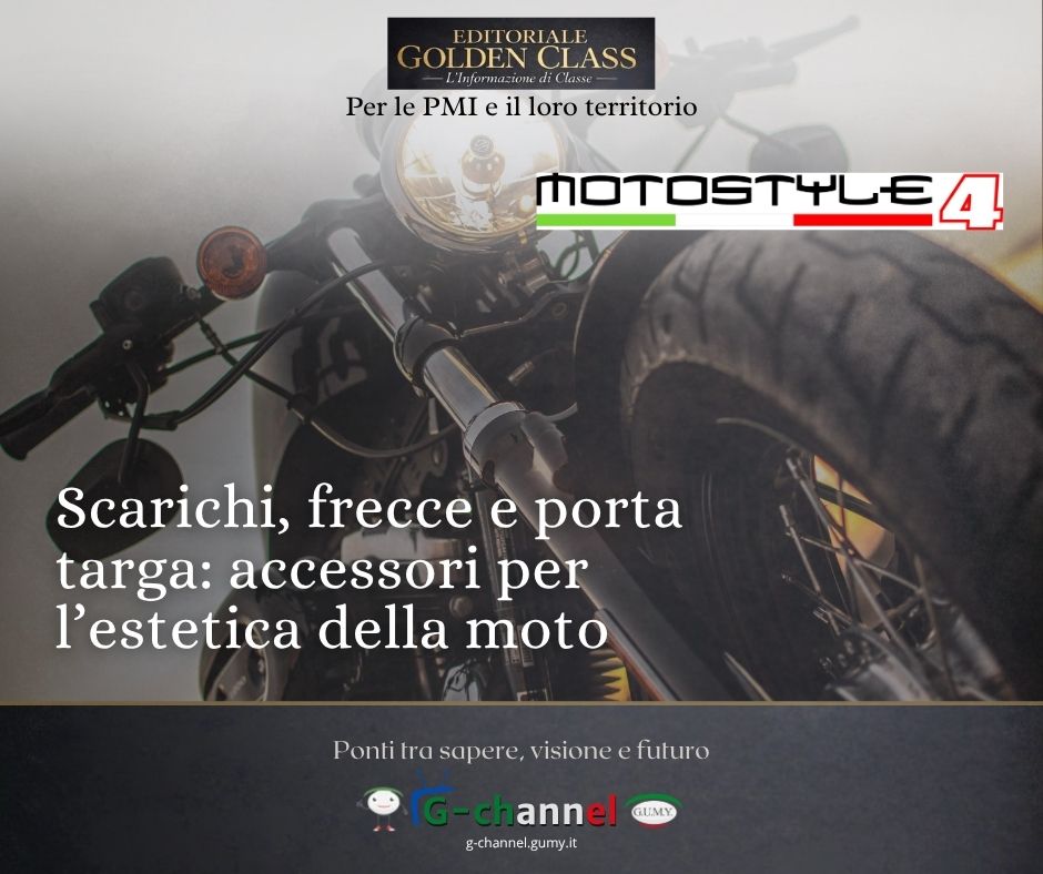 Scarichi, frecce e porta targa: accessori per l’estetica della moto