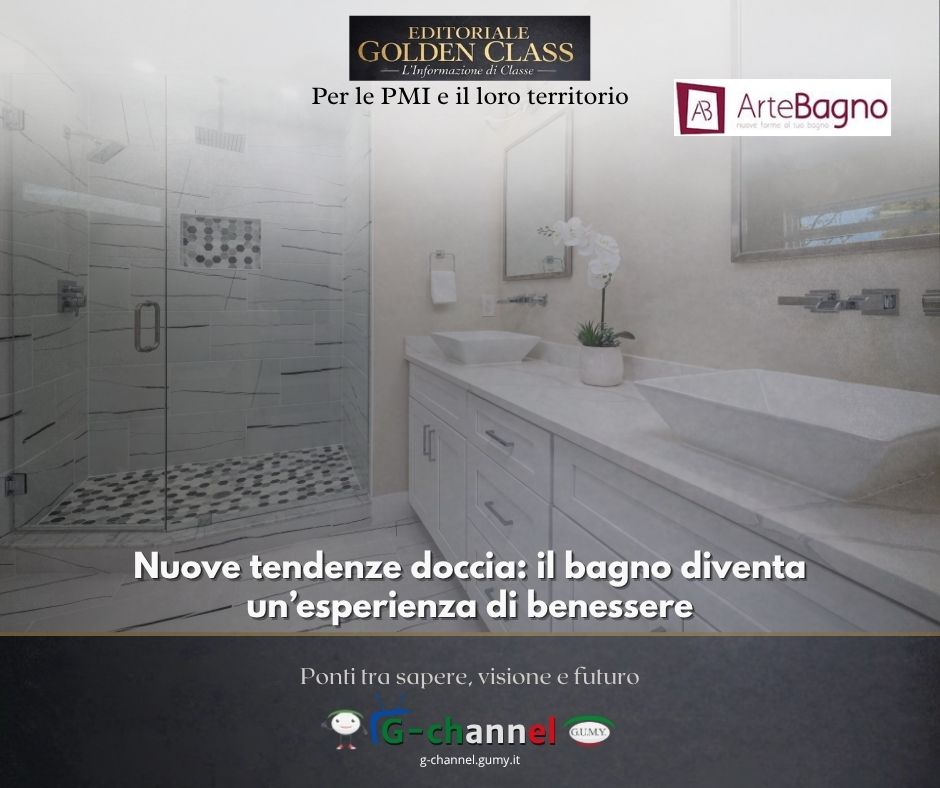 Nuove tendenze doccia: il bagno diventa un’esperienza di benessere