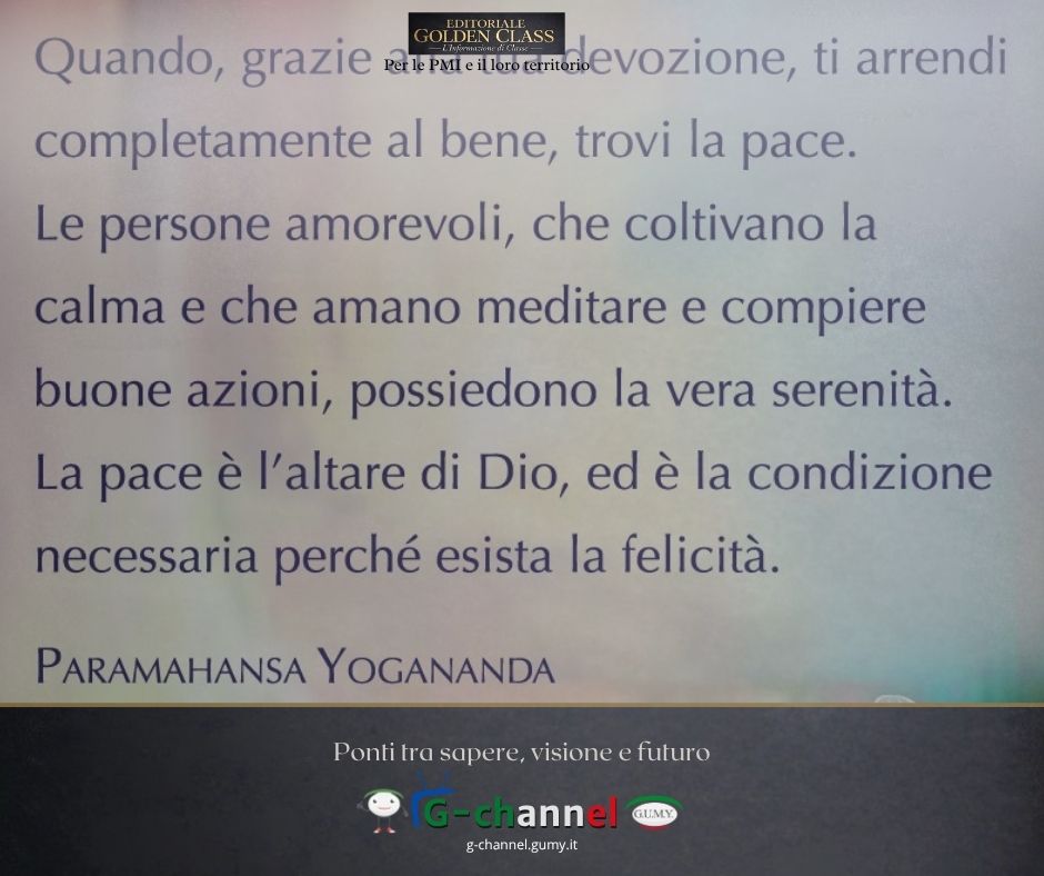 Le Pillole del Dott. Mazzanobile: la pace come altare di Dio