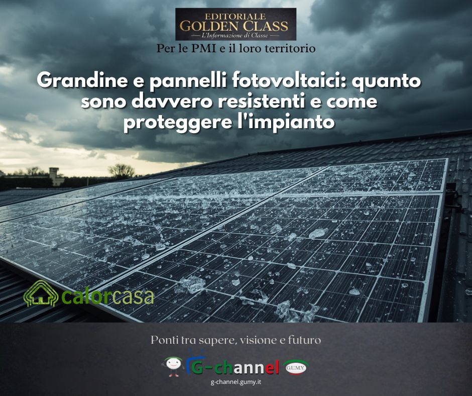 Grandine e pannelli fotovoltaici: quanto sono davvero resistenti e come proteggere l'impianto