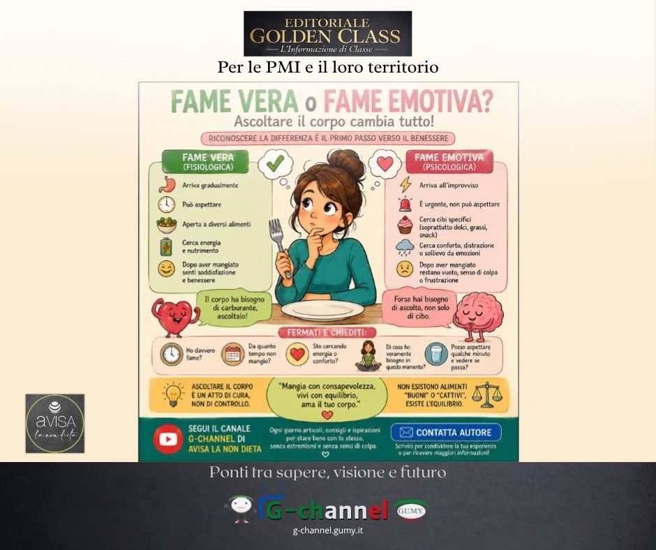 Fame vera o fame emotiva? Ascoltare il corpo cambia tutto