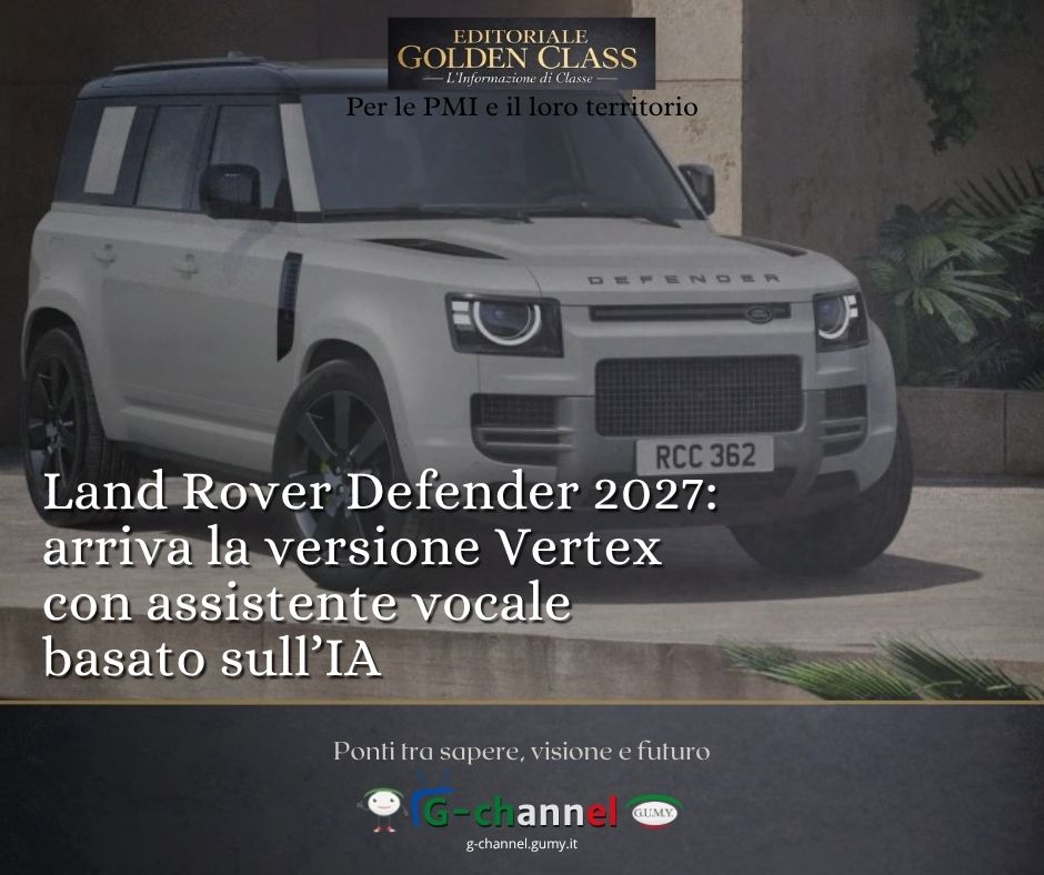 Land Rover Defender 2027: arriva la versione Vertex con assistente vocale basato sull’IA