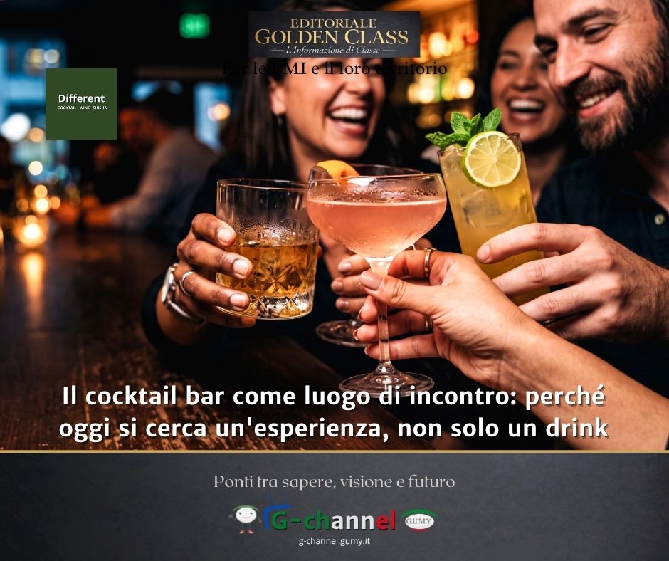 Il cocktail bar come luogo di incontro: perché oggi si cerca un'esperienza, non solo un drink