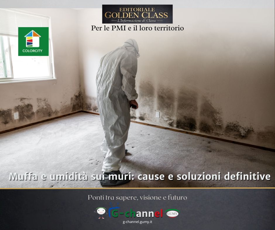 Muffa e umidità sui muri: cause e soluzioni definitive