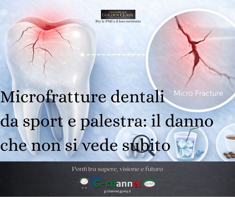 Microfratture dentali da sport e palestra: Il danno che non si vede subito