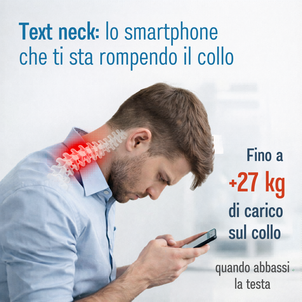 Text neck: lo smartphone che ti sta rompendo il collo (dati alla mano)
