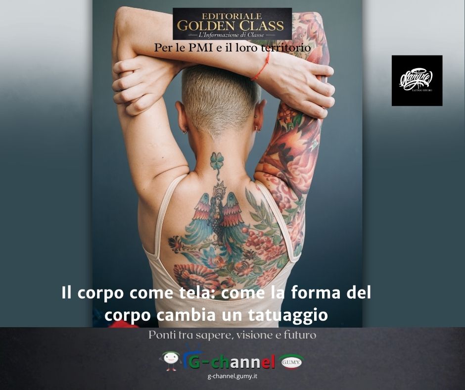 Il corpo come tela: come la forma del corpo cambia un tatuaggio