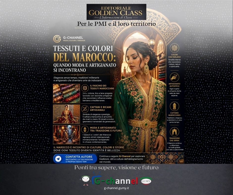 Tessuti e colori del Marocco: quando moda e artigianato si incontrano