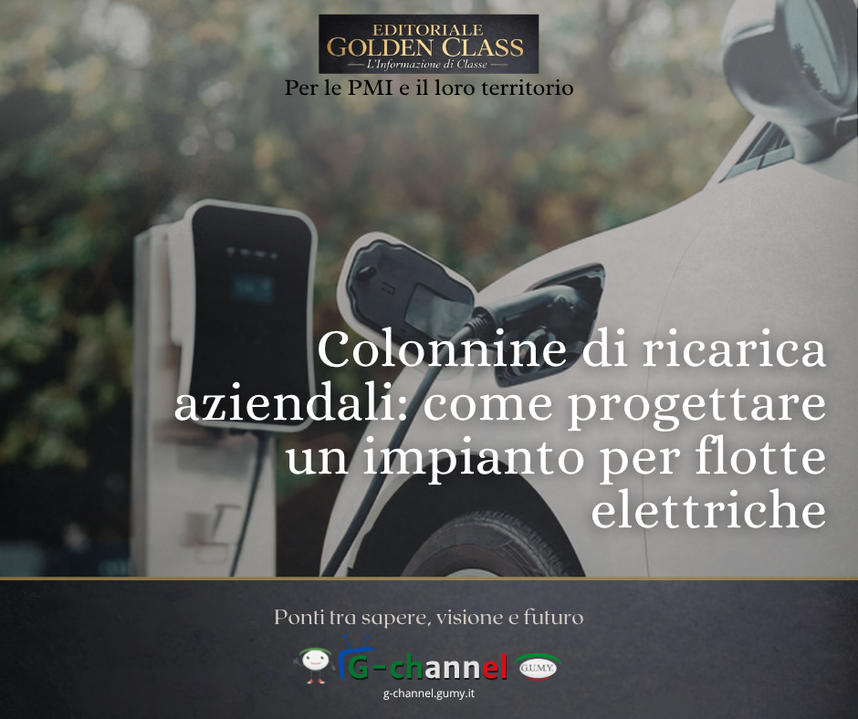 Colonnine di ricarica aziendali: come progettare un impianto per flotte elettriche