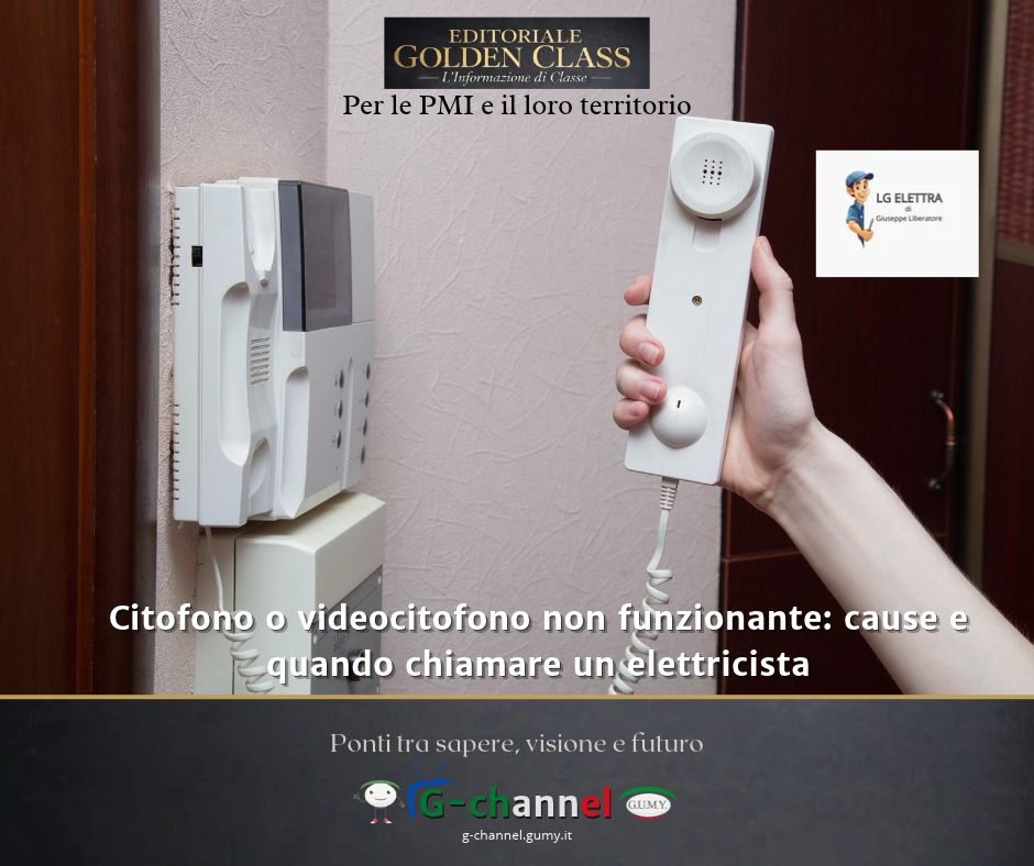 Citofono o videocitofono non funzionante: cause e quando chiamare un elettricista