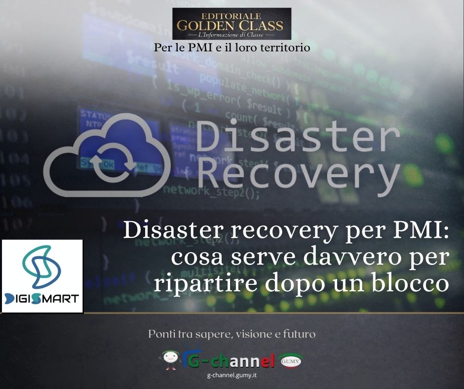 Disaster recovery per PMI: cosa serve davvero per ripartire dopo un blocco