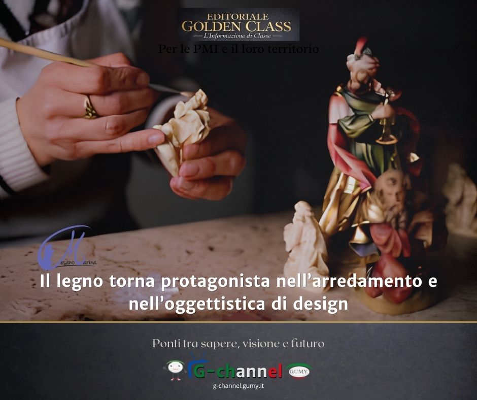 Il legno torna protagonista nell’arredamento e nell’oggettistica di design