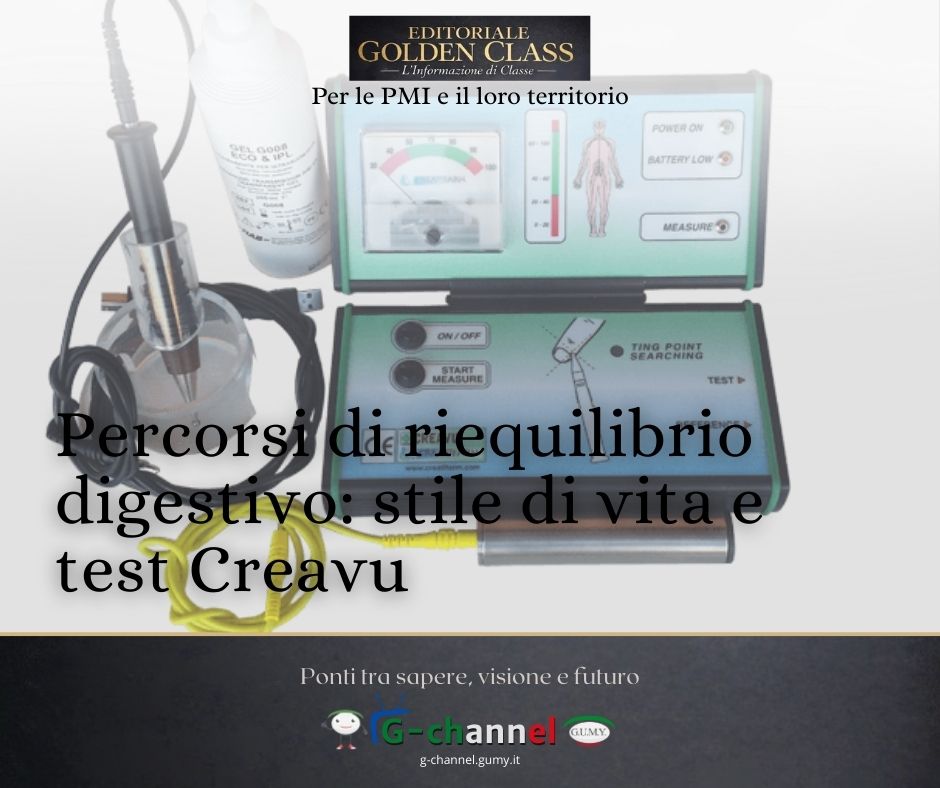 Percorsi di riequilibrio digestivo: stile di vita e test Creavu