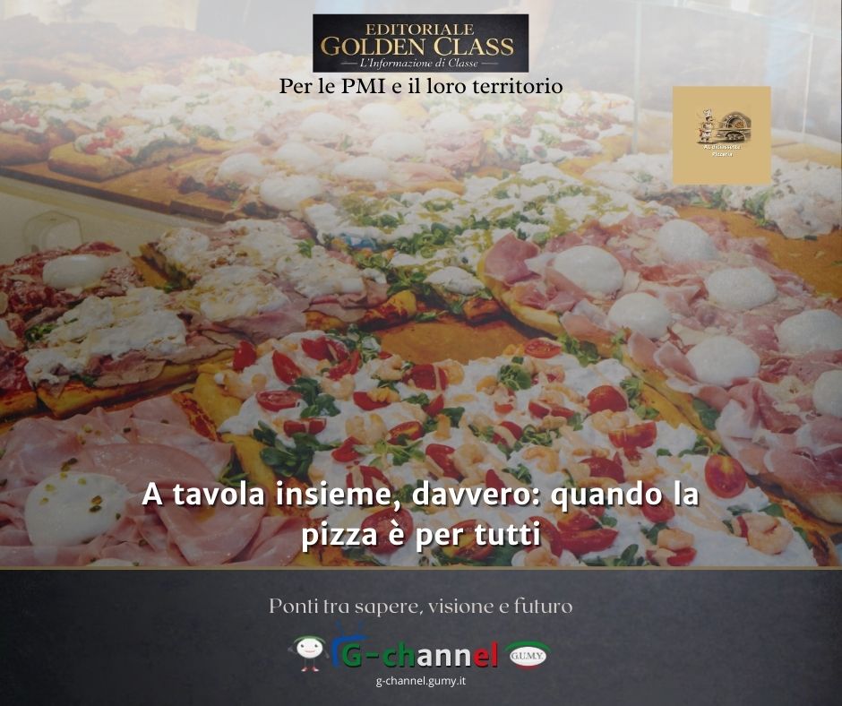 A tavola insieme, davvero: quando la pizza è per tutti