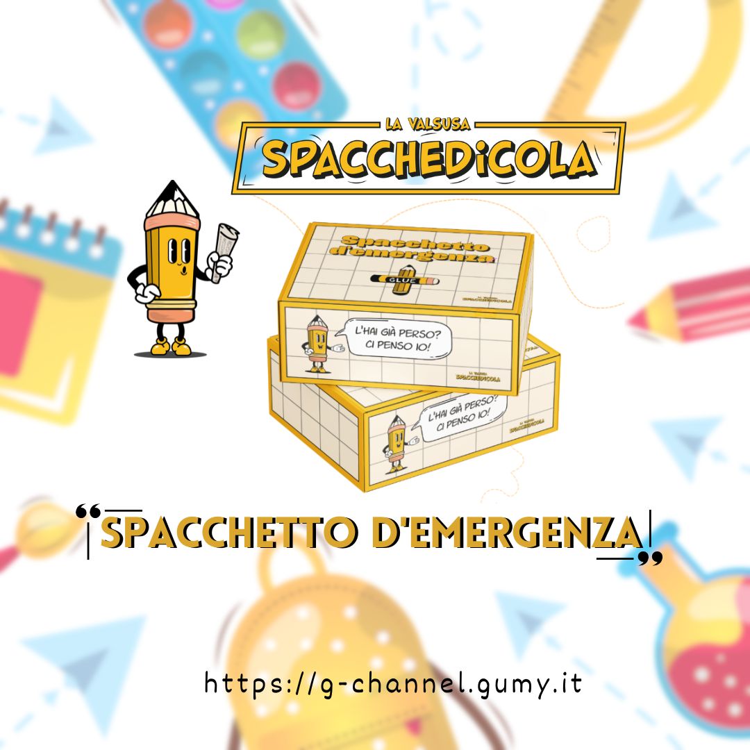 🛍️ Spacchetto di Emergenza: il prodotto che contraddistingue Spacchedicola 🛍️ Spacchetto di Emergenza: il prodotto che contraddistingue Spacchedicola
