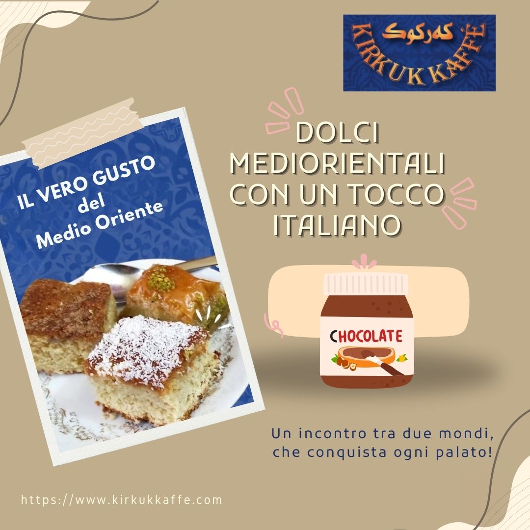 Dolci mediorientali con un tocco italiano: al Kirkuk Kaffè i 2 mondi si incontrano