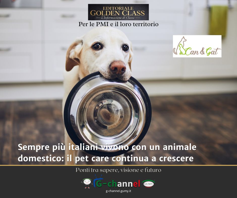 Sempre più italiani vivono con un animale domestico: il pet care continua a crescere