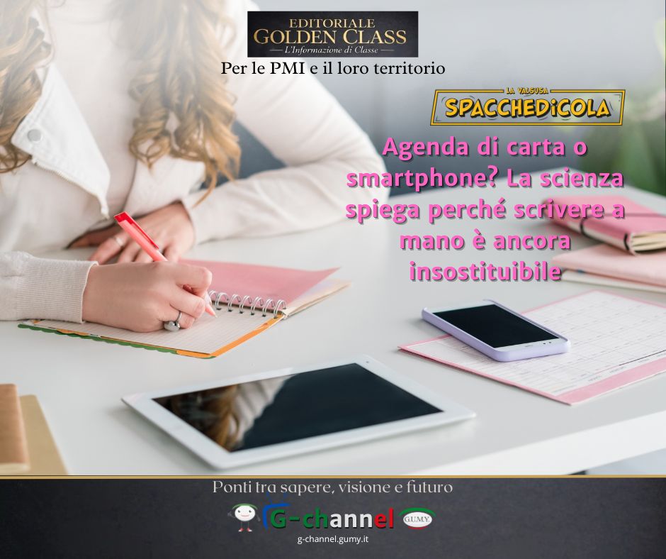 Agenda di carta o smartphone? La scienza spiega perché scrivere a mano è ancora insostituibile
