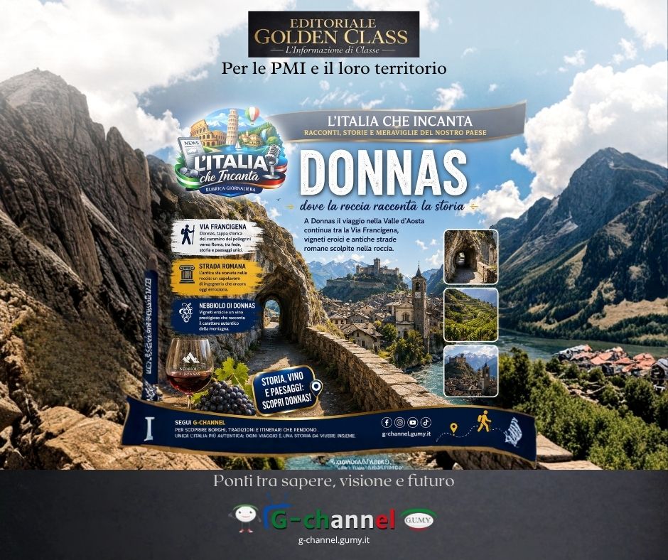 Donnas, dove la roccia racconta la storia