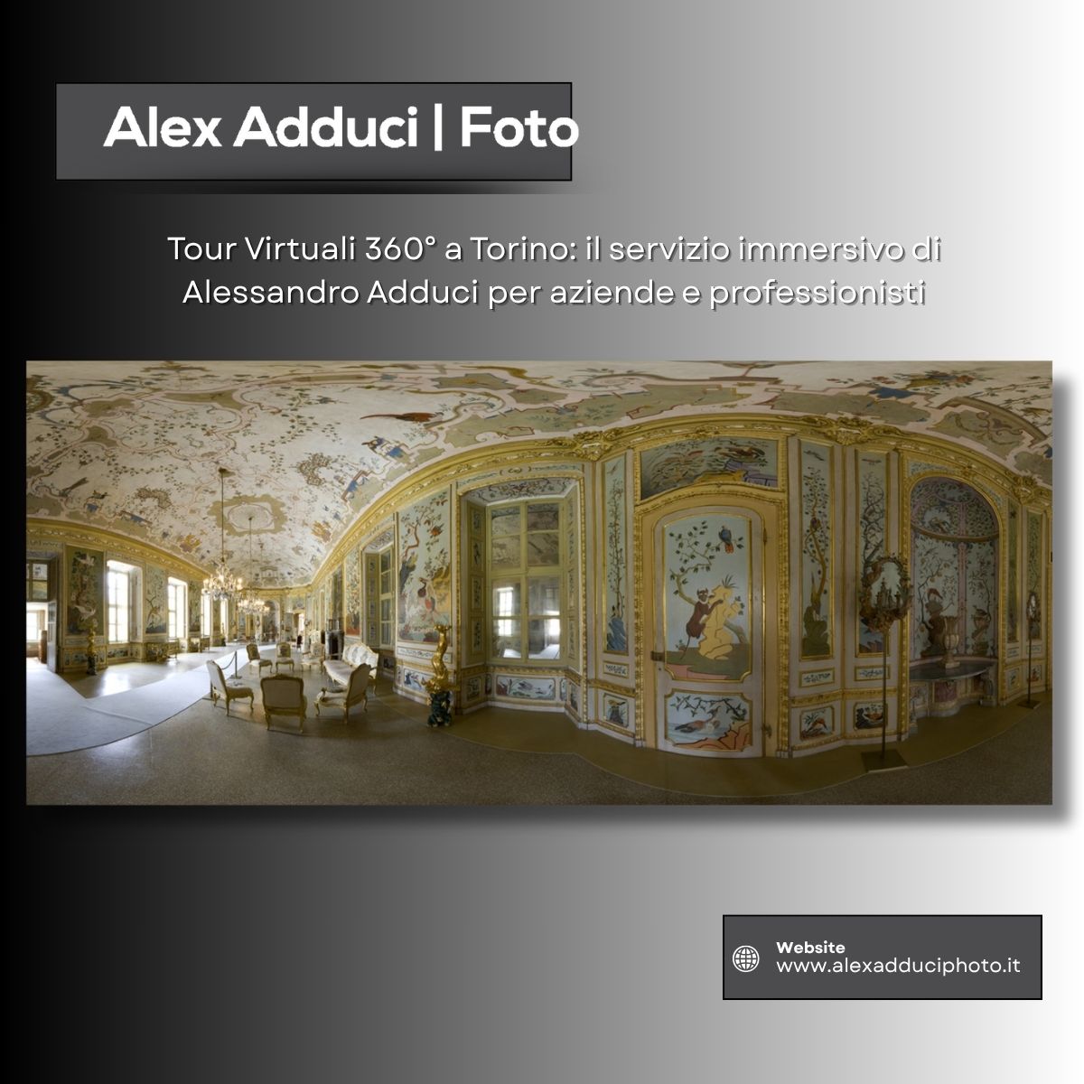 Tour Virtuali 360° a Torino: il servizio immersivo per aziende e professionisti