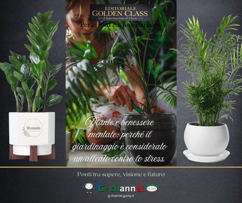 Piante e benessere mentale: perché il giardinaggio è considerato un alleato contro lo stress