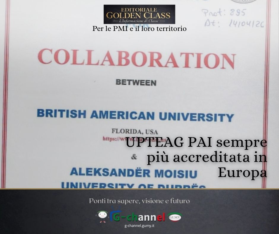 UPTEAG PAI sempre più accreditata in Europa
