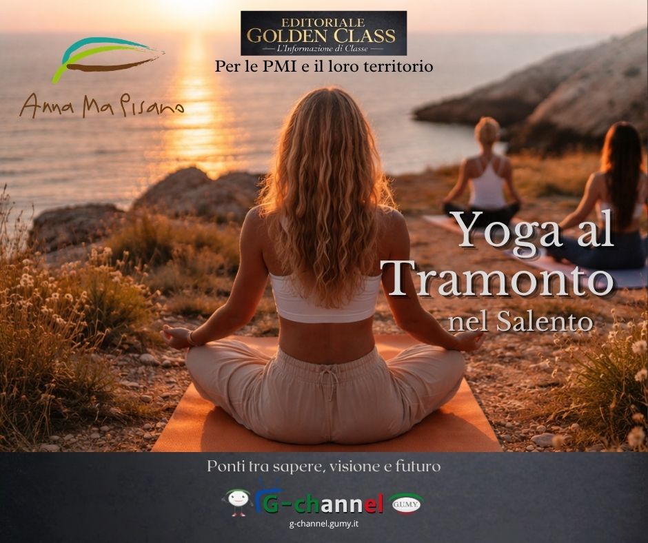 Yoga al tramonto nel Salento