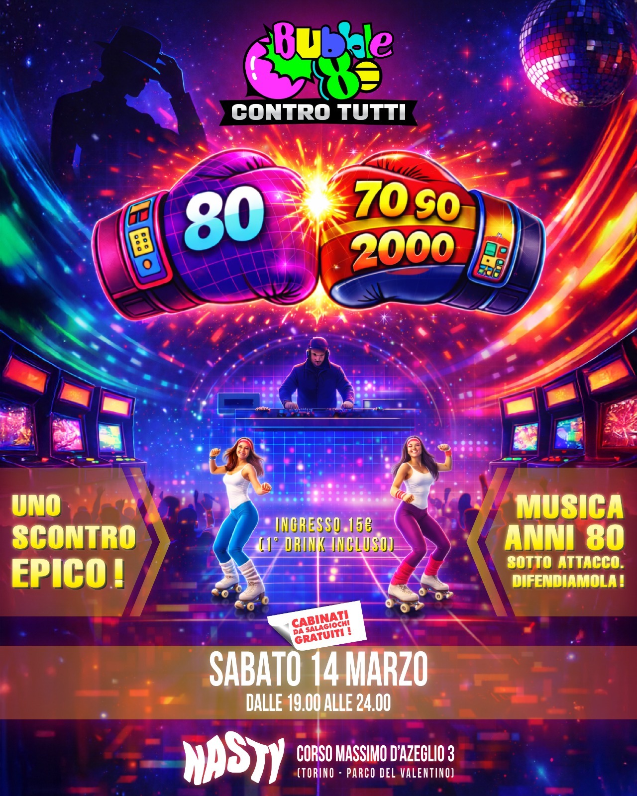 Bubble 80 contro tutti: la sfida dei decenni