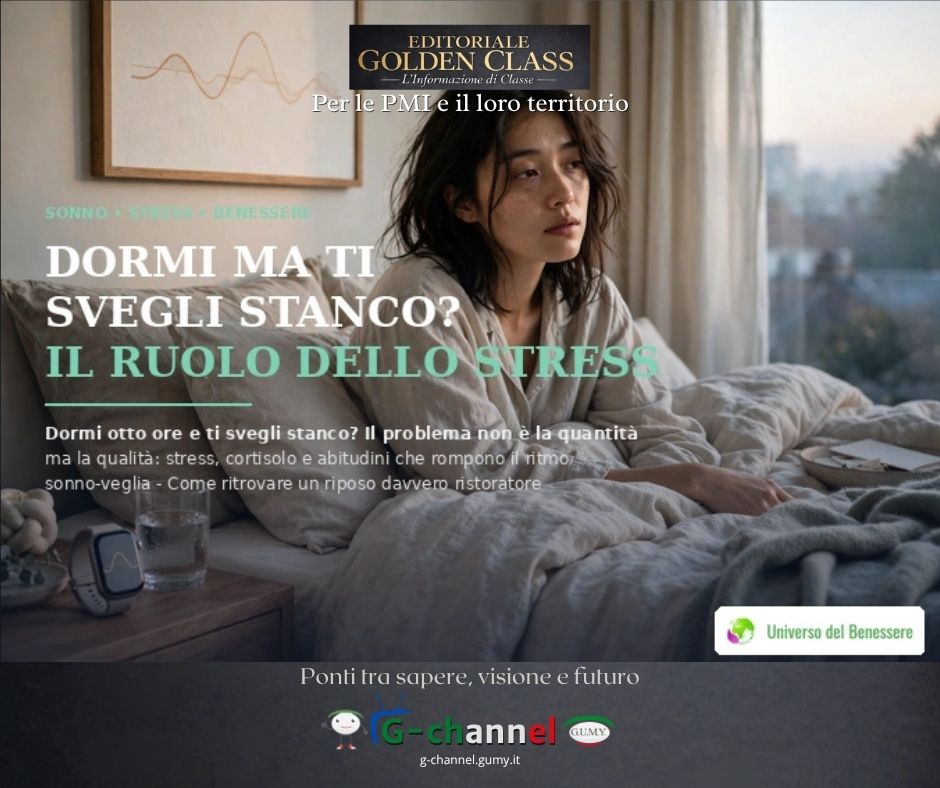 Dormi ma ti svegli stanco? Il ruolo dello stress