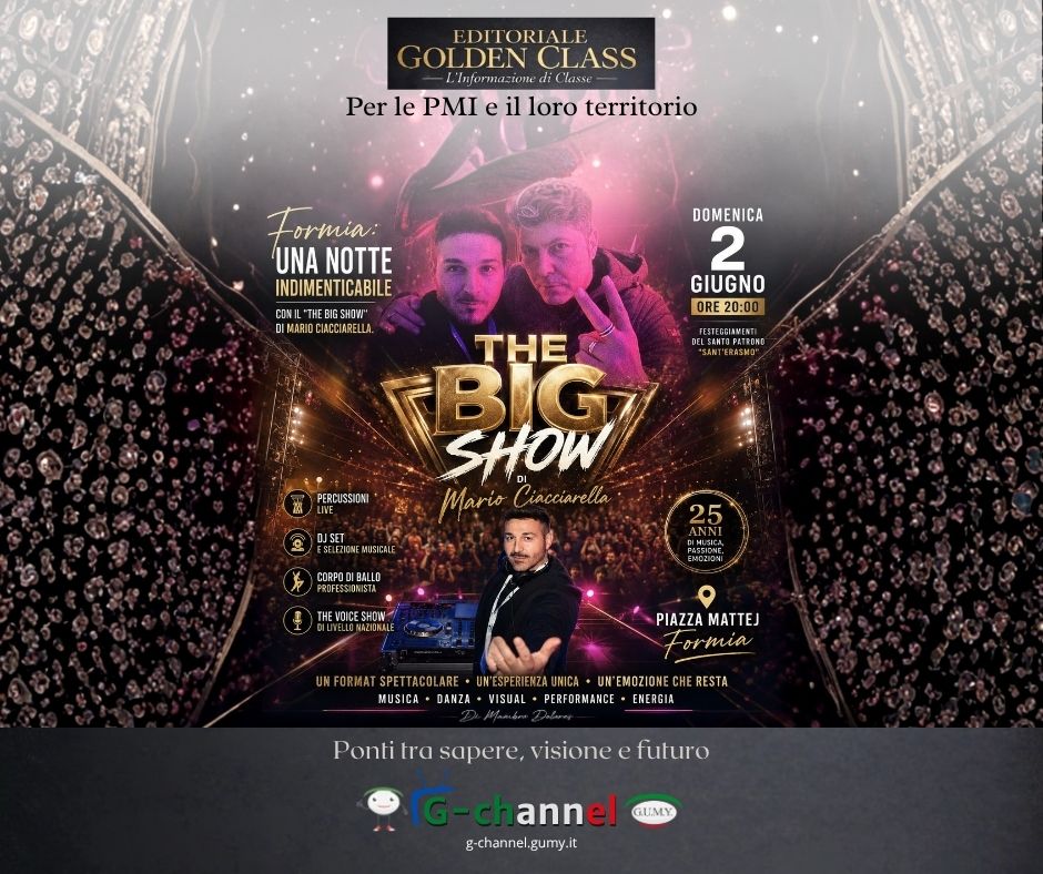 Formia: una notte indimenticabile con il “The Big Show “di Mario Ciacciarella.
