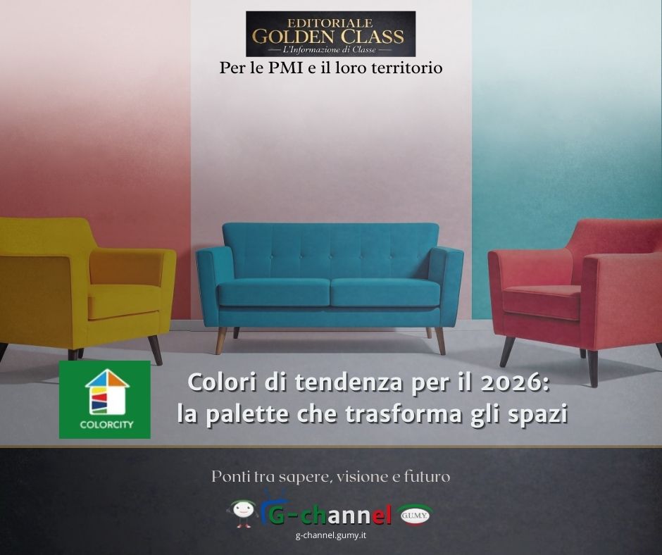 Colori di tendenza per il 2026: la palette che trasforma gli spazi