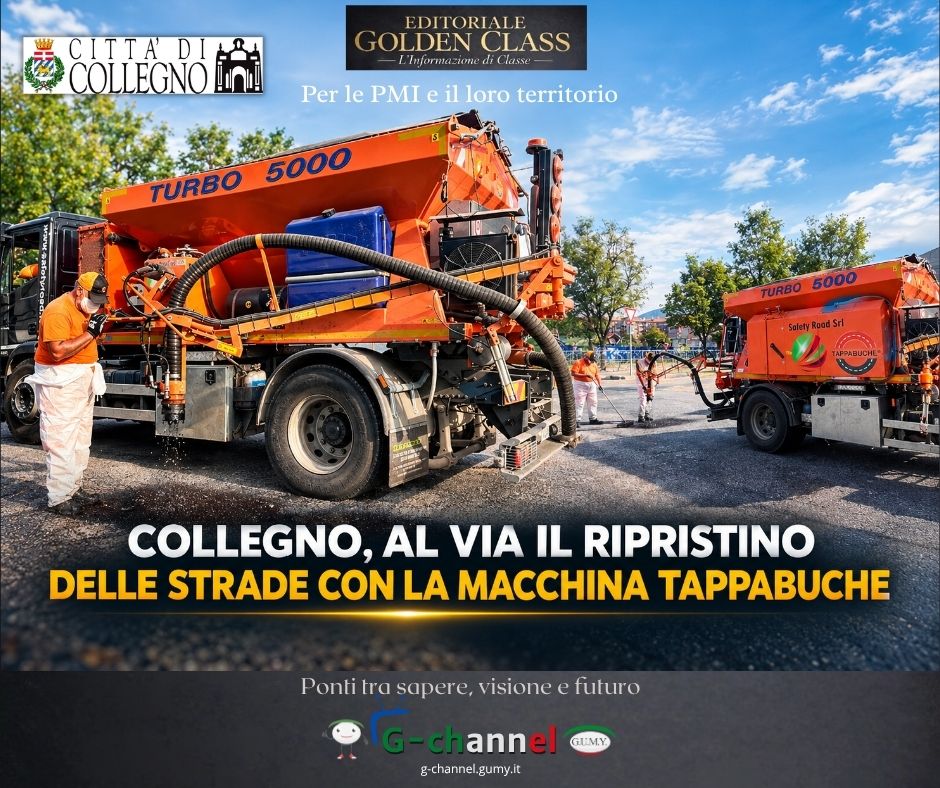 Collegno, al via i lavori stradali con la macchina tappabuche