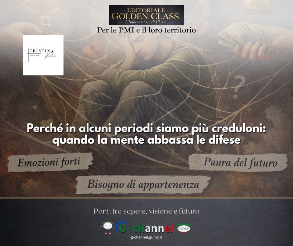 Perché in alcuni periodi siamo più creduloni: quando la mente abbassa le difese