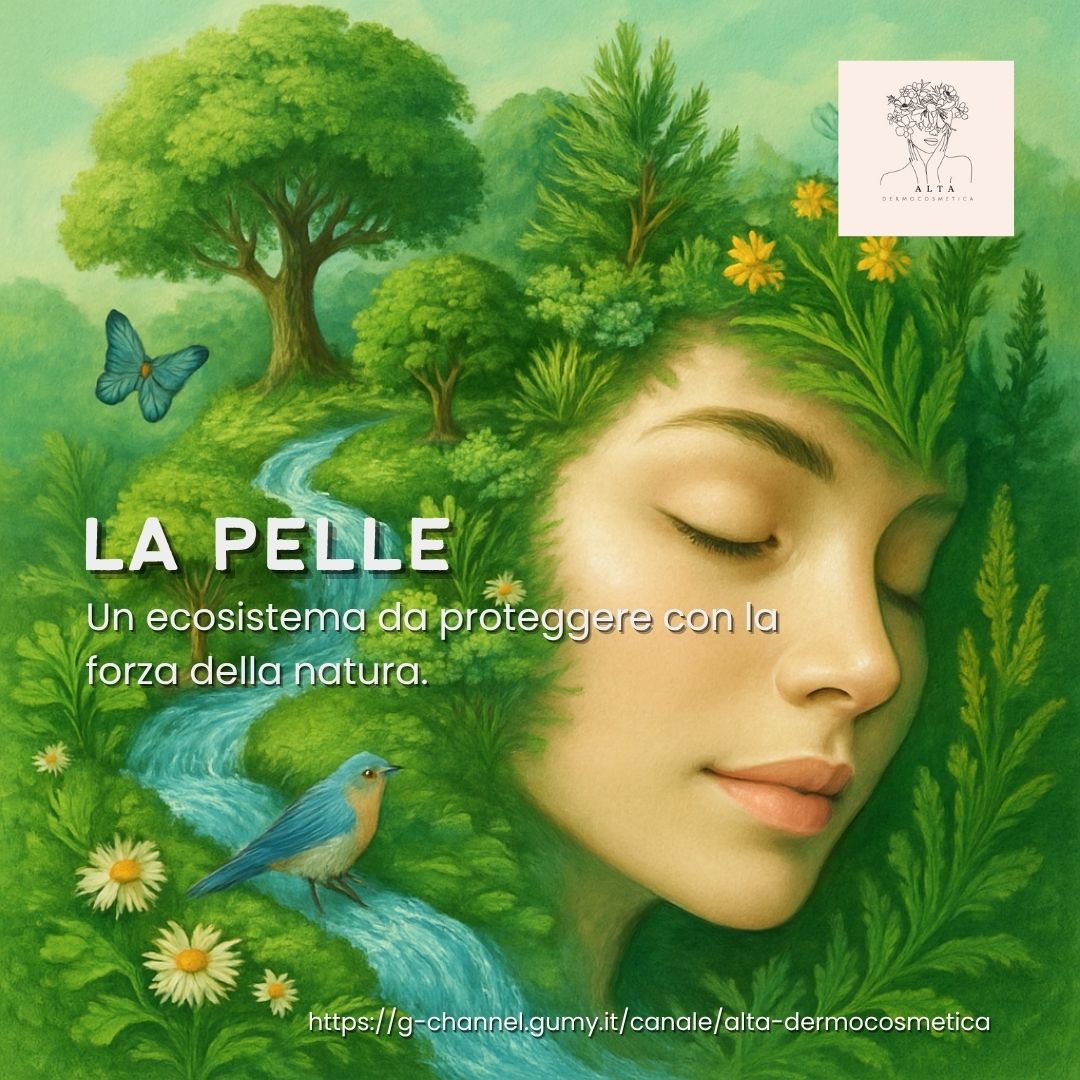 La pelle: un ecosistema da proteggere con la forza della natura