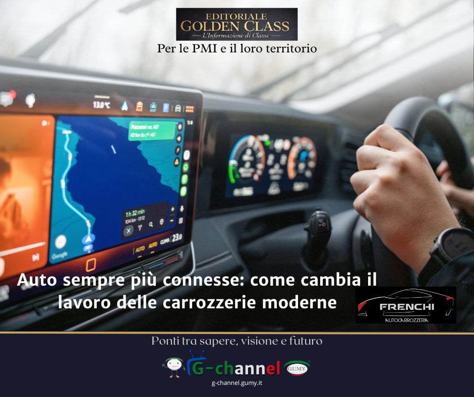 Auto sempre più connesse: come cambia il lavoro delle carrozzerie moderne